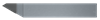 0.266 in. Brazed Insert Width x 0.3750 in. (3/8) Shank Height x 2.50 in. (2-1/2) Overall Length Carbide Tipped EL Style Left 