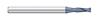 0.0440 in. Cutter Diameter x 0.1320 in. Length of Cut 2 Flute AlTiN Coated Carbide Square Micro Endmill