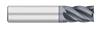 0.3750 in. (3/8) Cutter Diameter x 0.5000 in. (1/2) Length of Cut 5 Flute ALCRO-Max Coated Carbide Variable Index Square Endm