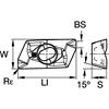 1.20 mm Mill 1-18 Indexable KCPK30 Insert