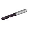 5.56 mm (.2189) 3XD Solid Carbide Internal Coolant Straight Shank KenDrill FBL Flat Bottom Drill Drill