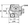 DRILL HEAD 37.50 MM KSEM PLUS B1 HEAD
