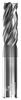 1 in. Diameter x 3 in. Length of Cut x 6 in. Overall Length Carbide 4 Flutes Square GMX-35 Coated Endmill