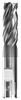 1 in. Diameter x 2-1/4 in. Length of Cut x 5 in. Overall Length Carbide 4 Flutes Square GMX-35 Coated Endmill